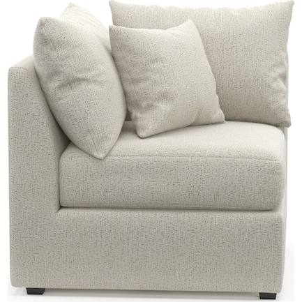 Nest Foam Comfort Corner Chair - Sherpa Ivory