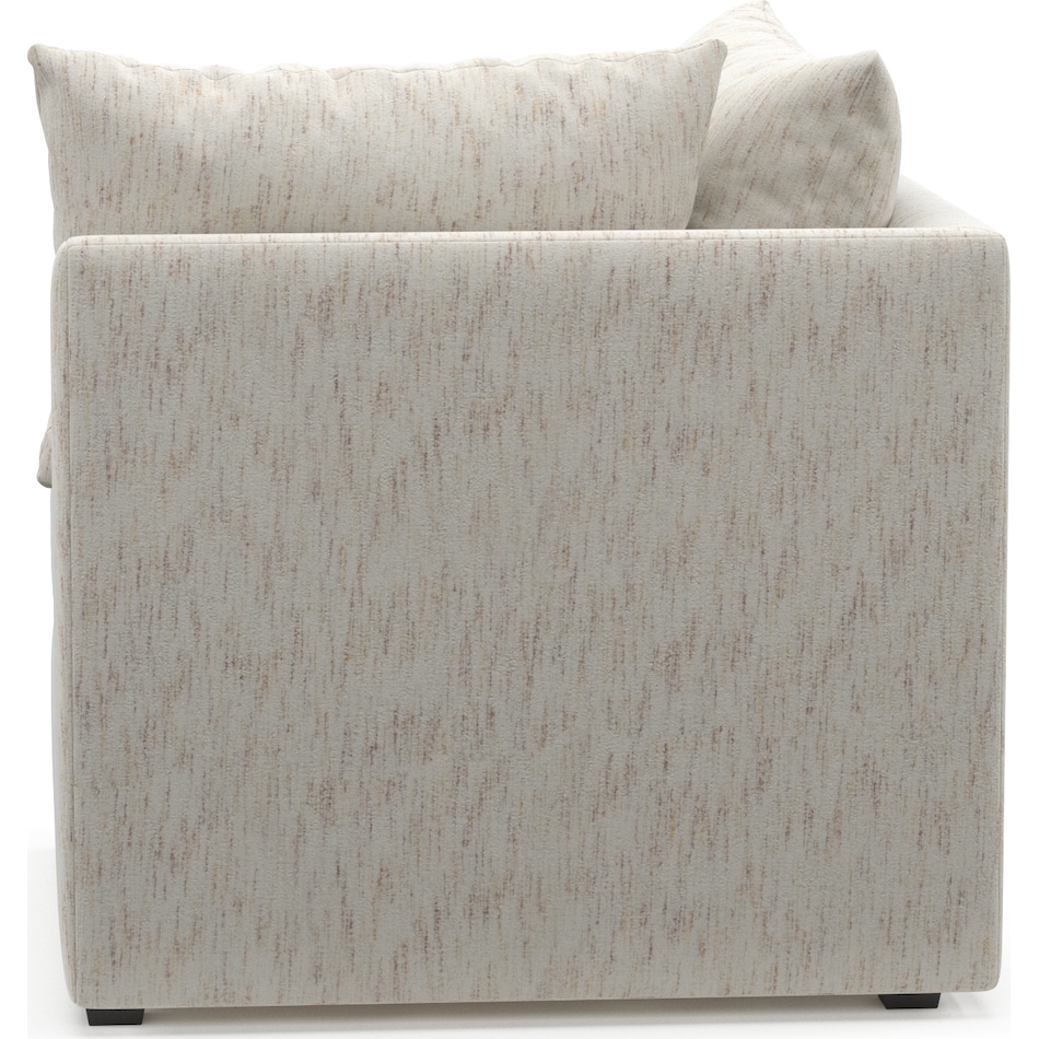 nest white corner chair   