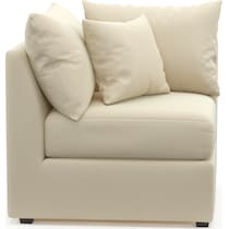 nest white corner chair   
