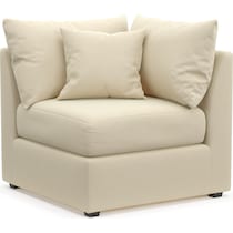 nest white corner chair   