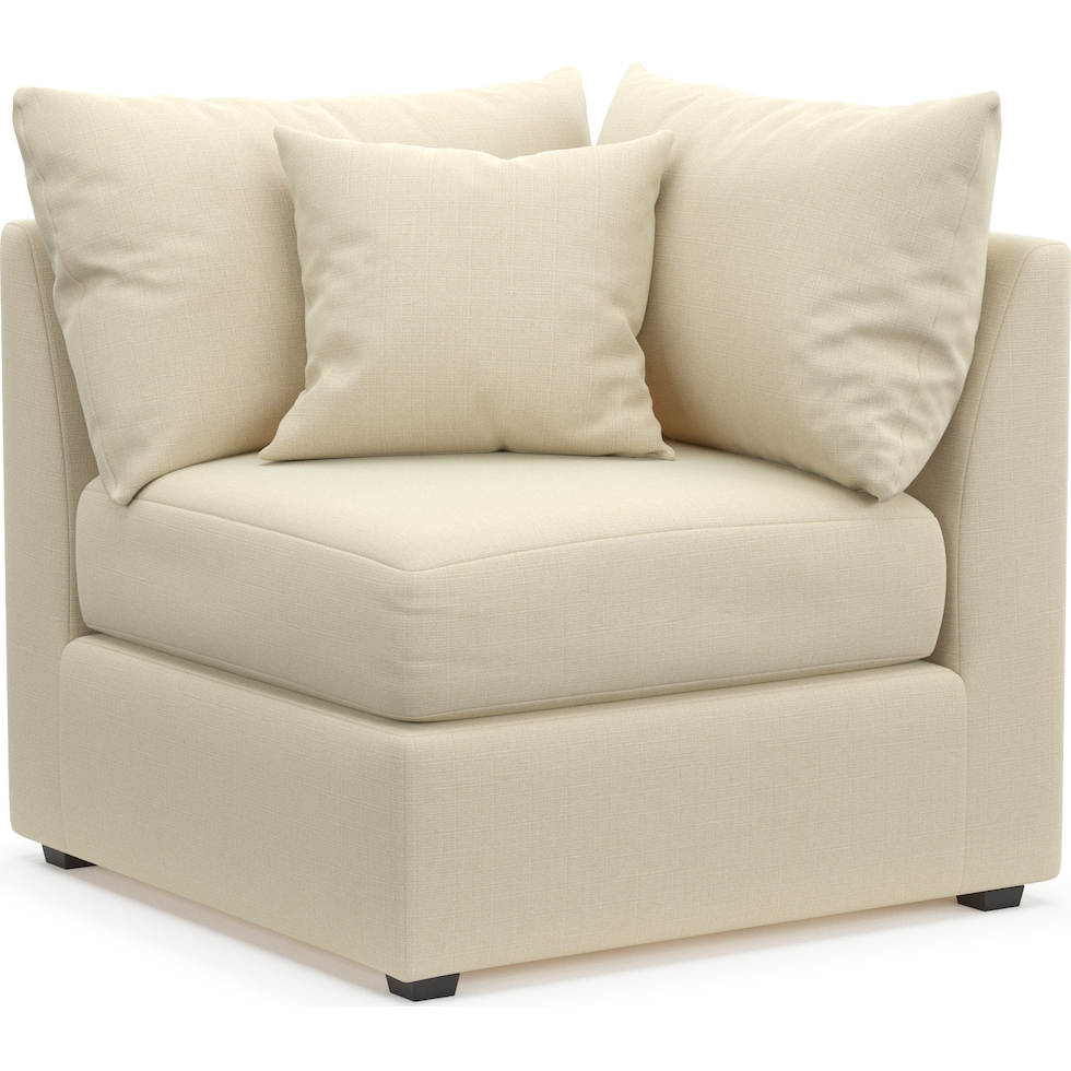 nest white corner chair   