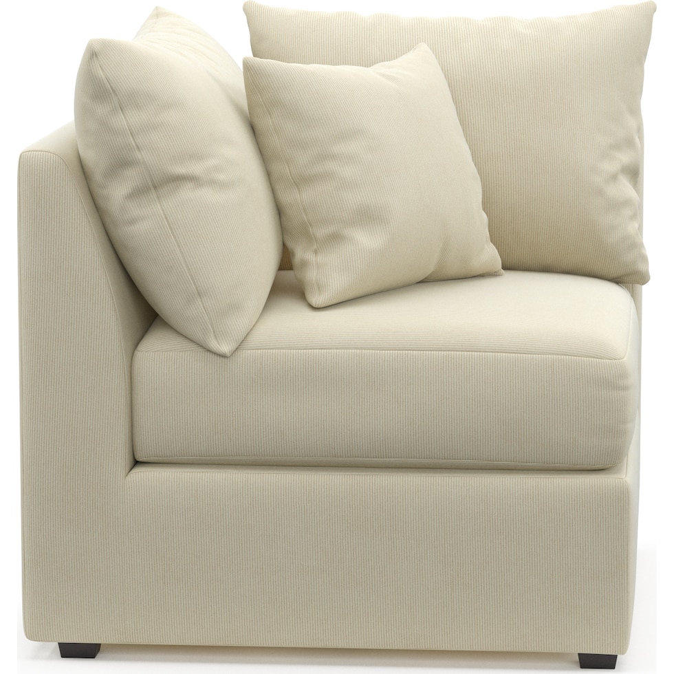 nest white corner chair   