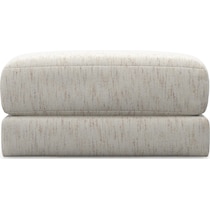 nest white ottoman   