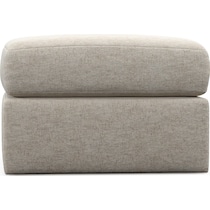 nest white ottoman   