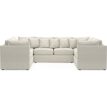 nest white sectional   