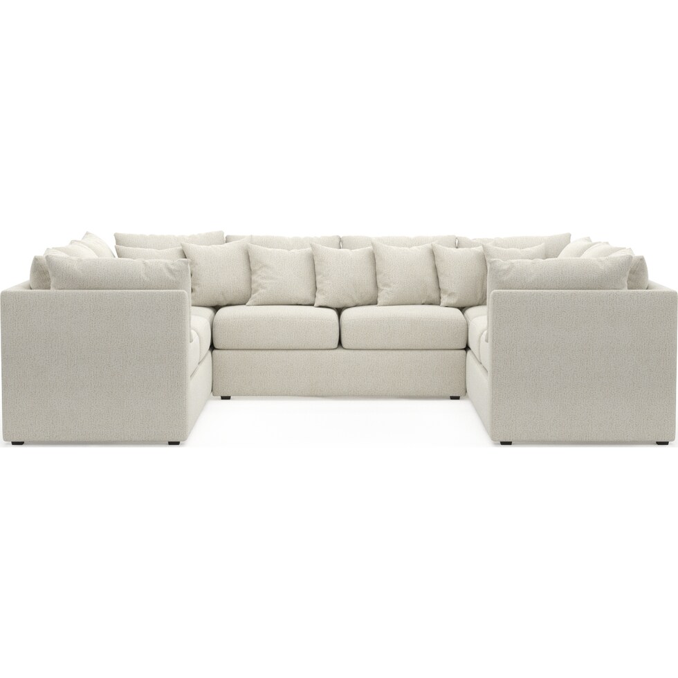 nest white sectional   