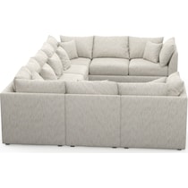 nest white sectional   