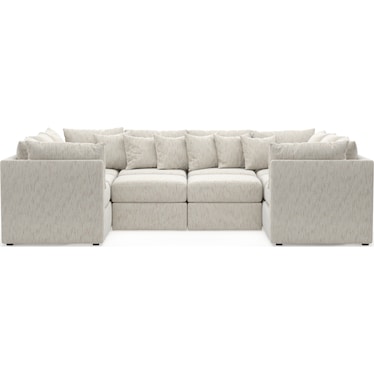 Nest Foam Comfort 5-Piece Pit Sectional - P.T. Cream