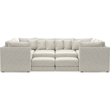 Nest Foam Comfort 7-Piece Pit Sectional - P.T. Cream