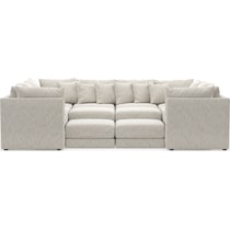 nest white sectional   