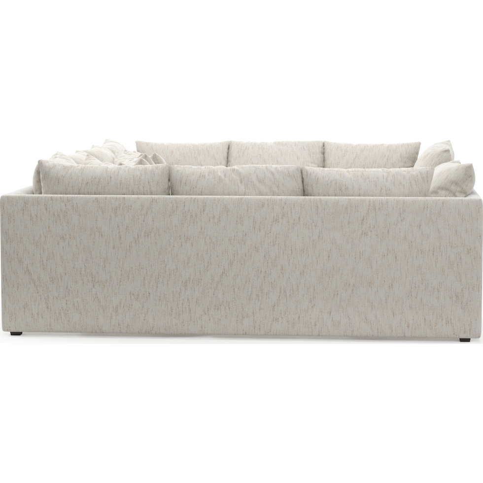 nest white sectional   