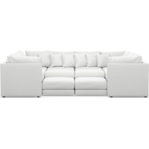nest white sectional   