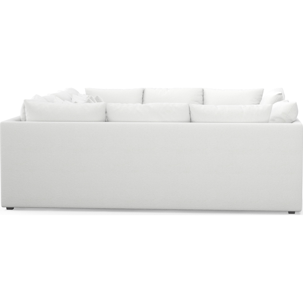 nest white sectional   