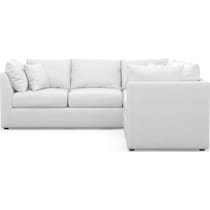 nest white sectional   