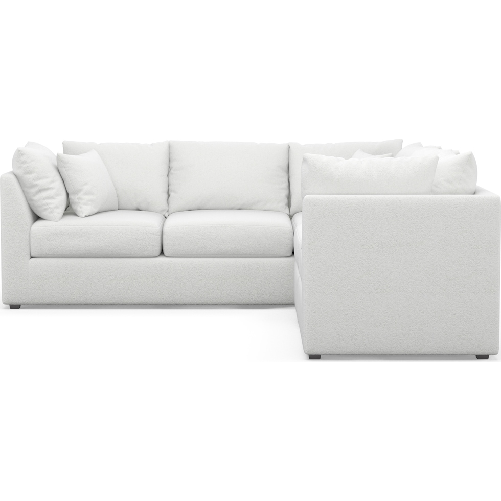 nest white sectional   