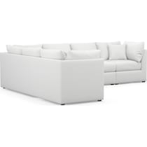 nest white sectional   