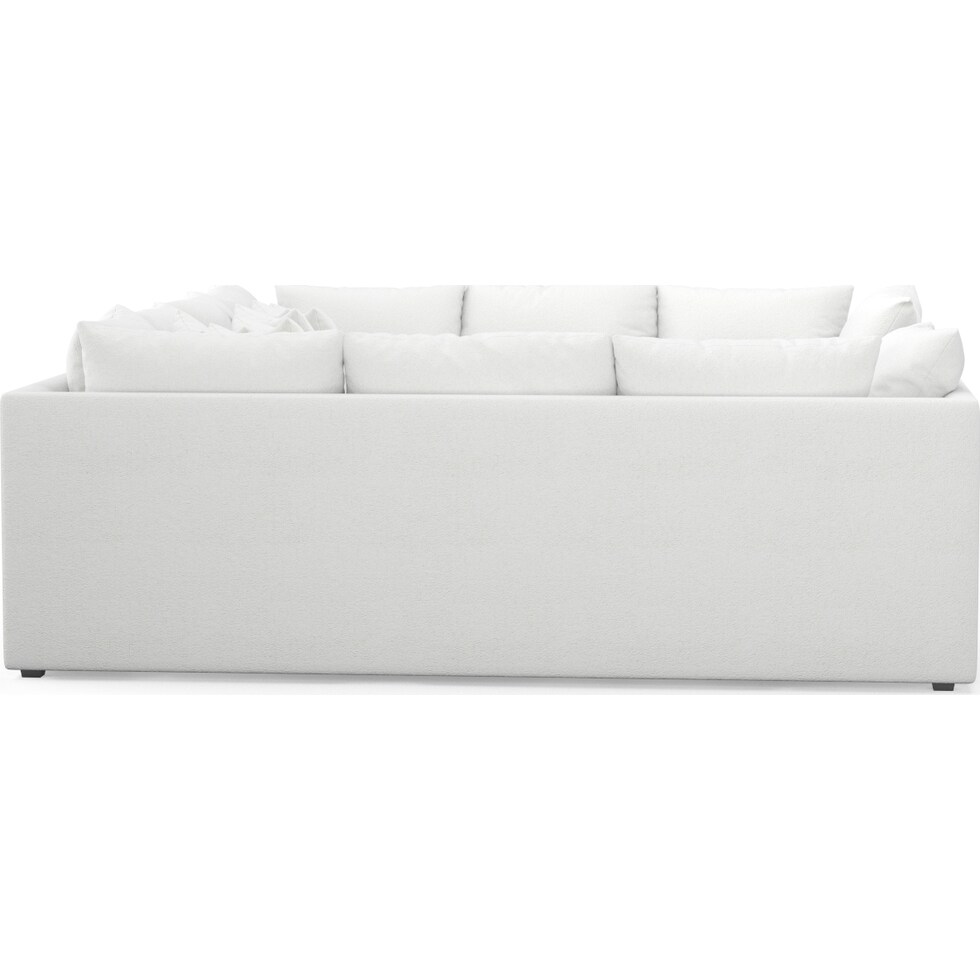 nest white sectional   