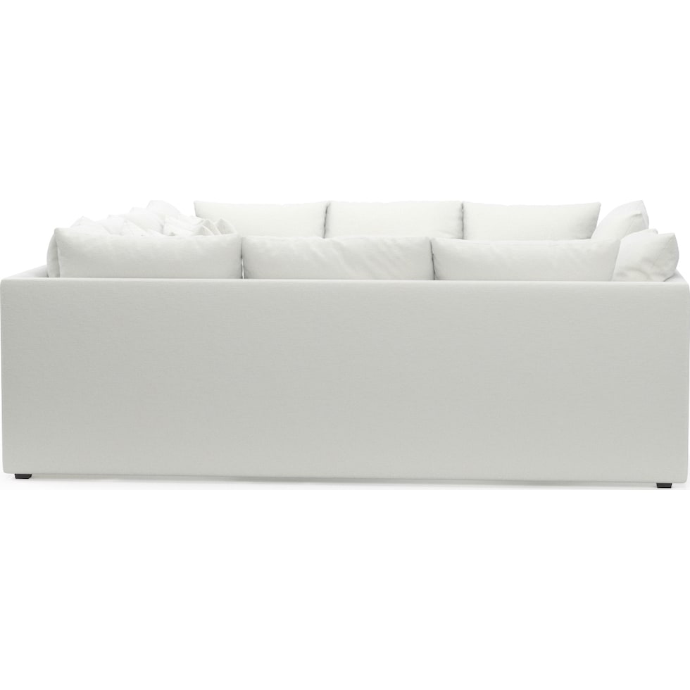 nest white sectional   