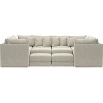nest white sectional   