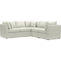 nest white sectional   