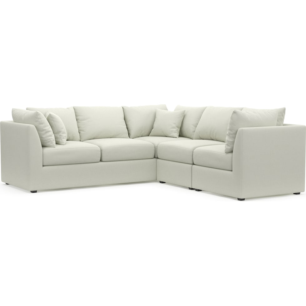 nest white sectional   