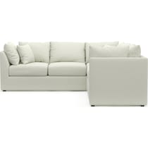 nest white sectional   