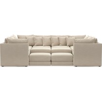 nest white sectional   