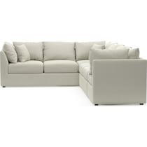 nest white sectional   