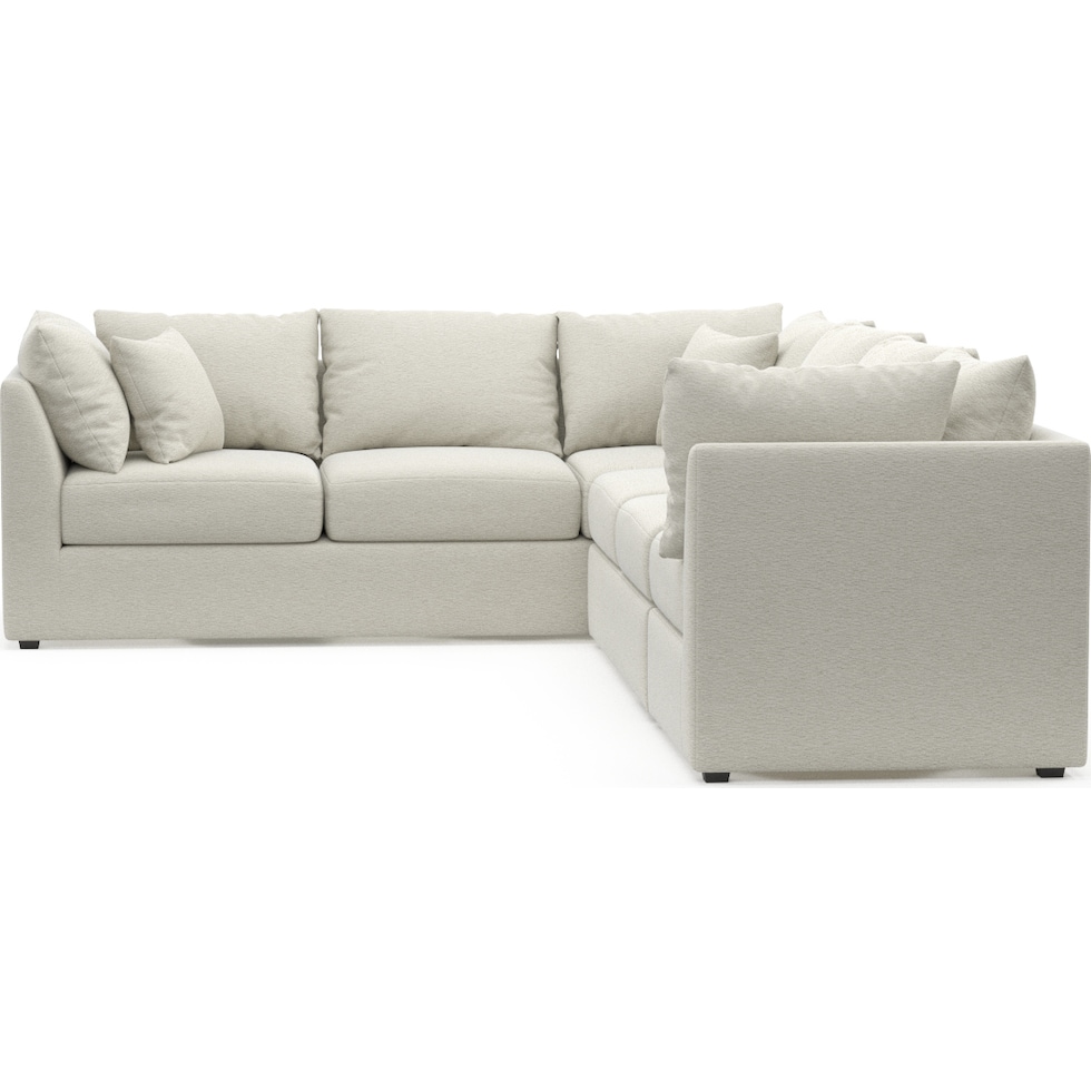 nest white sectional   
