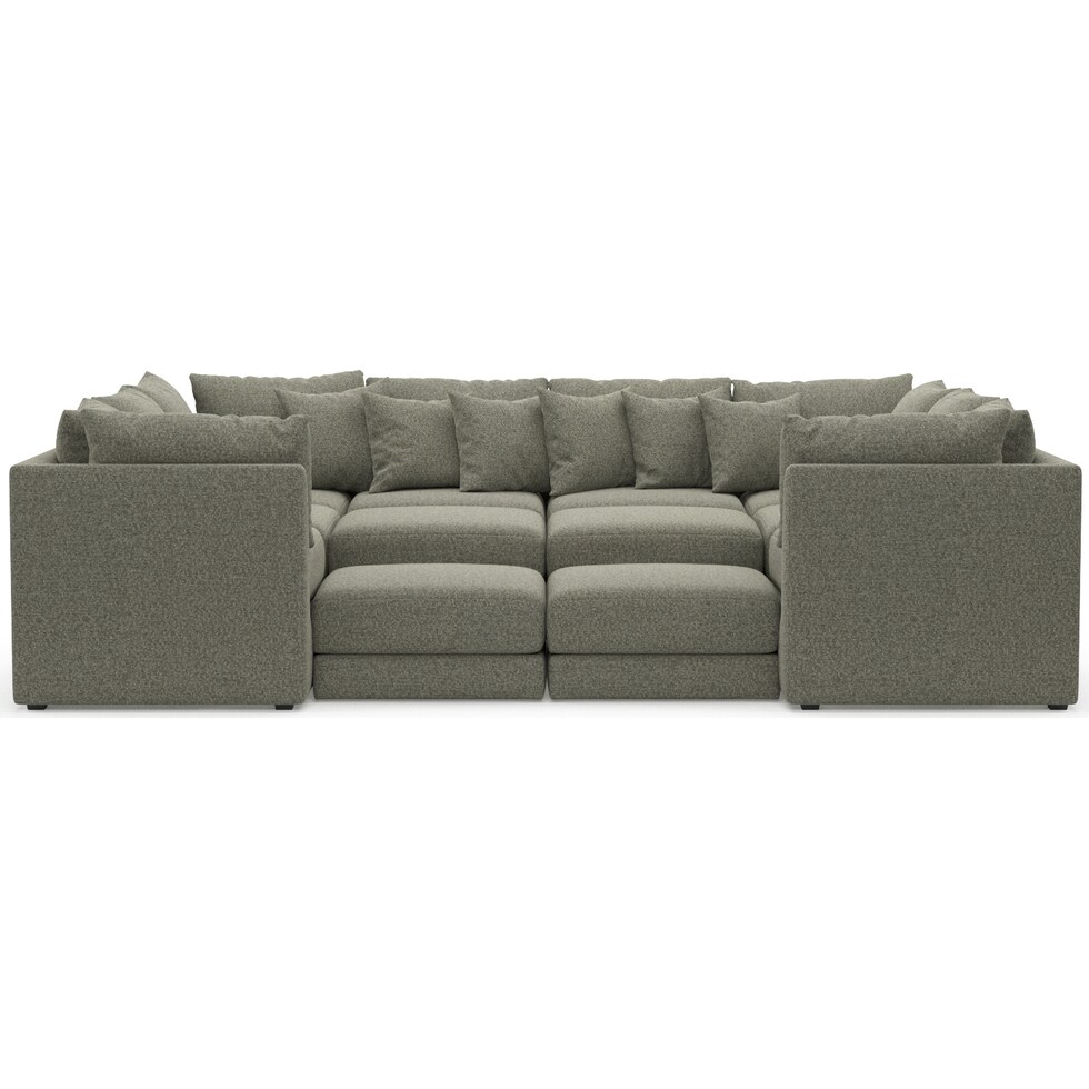 nest white sectional   