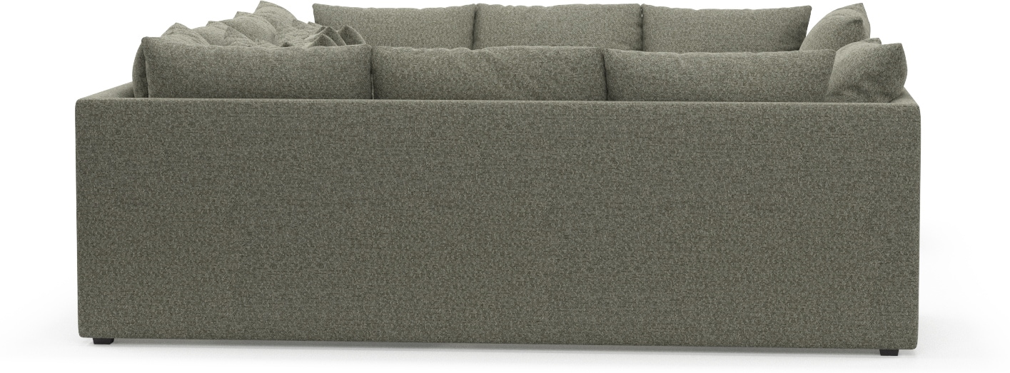 Nest 9-Piece Foam Comfort Sectional - Bloke Smoke | Value City