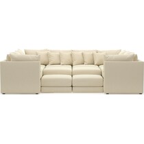 nest white sectional   