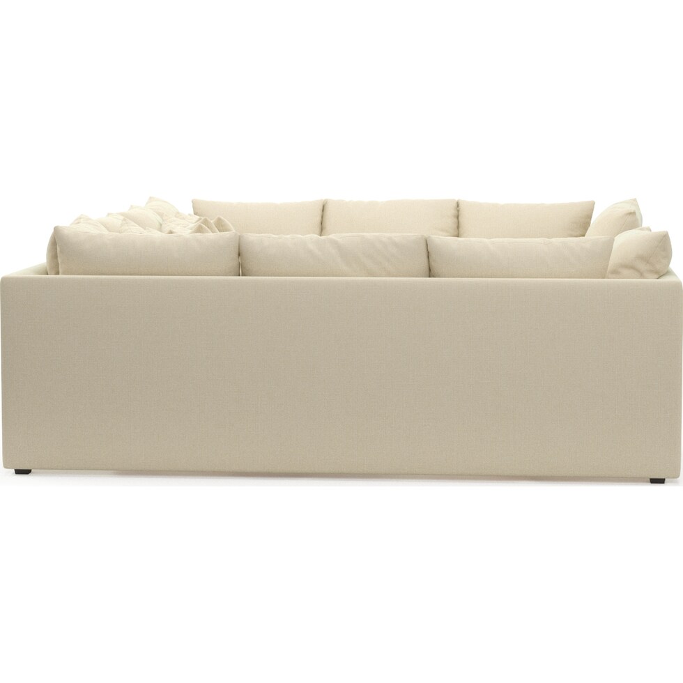 nest white sectional   