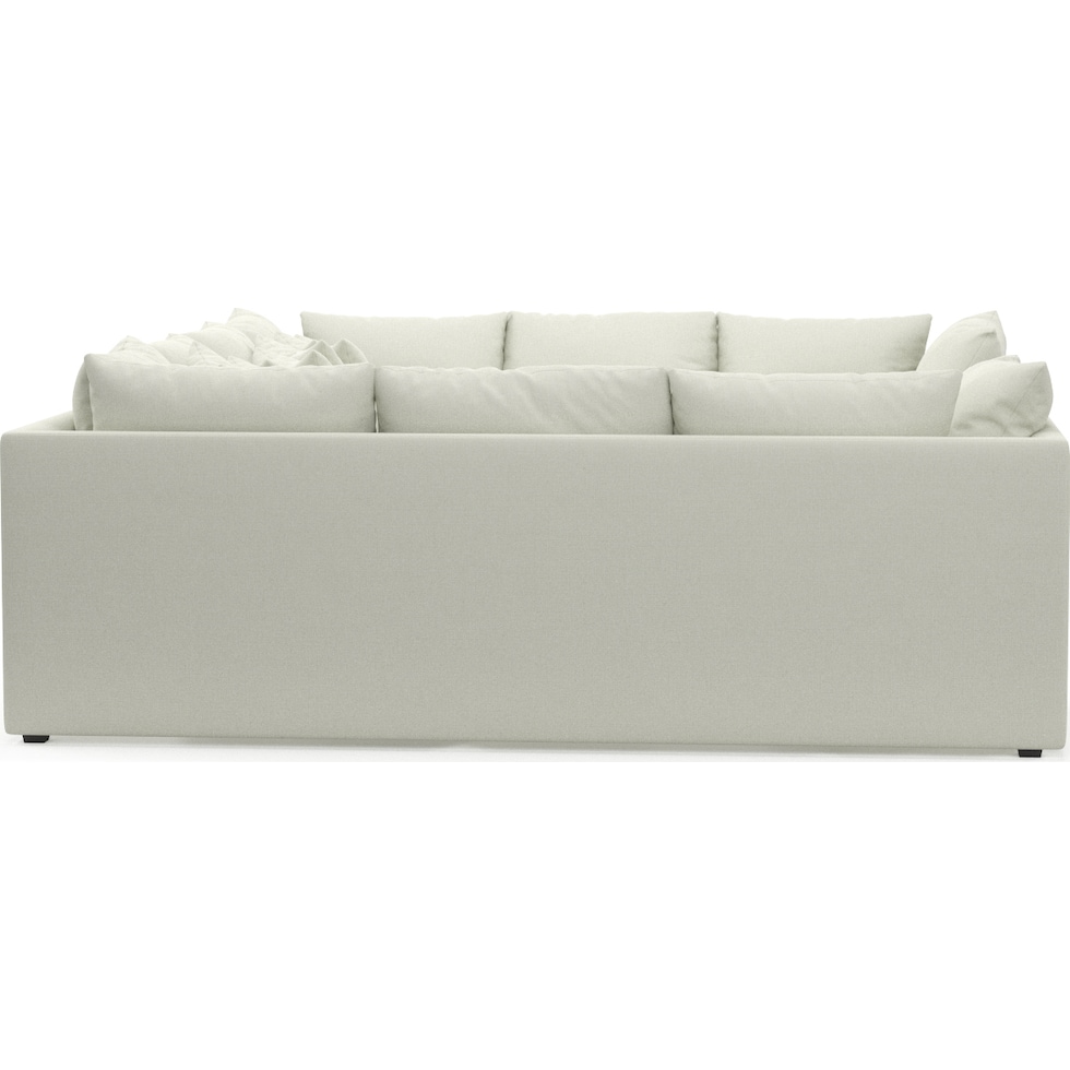 nest white sectional   