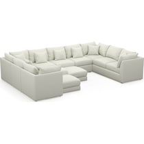 nest white sectional   
