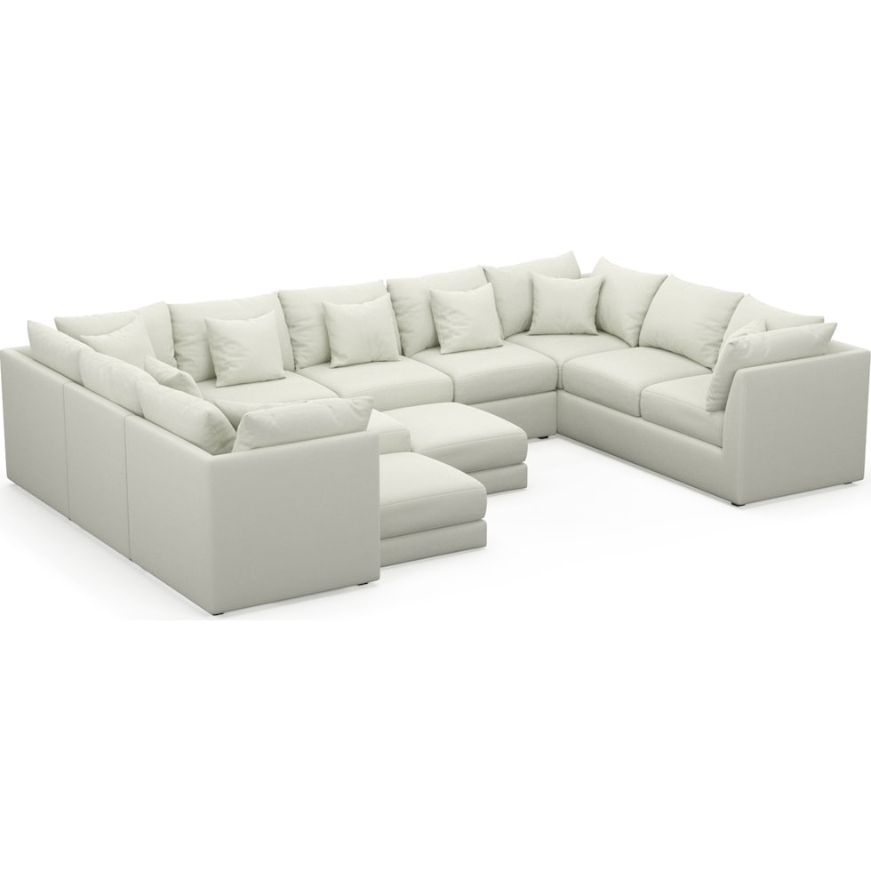 nest white sectional   