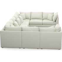 nest white sectional   