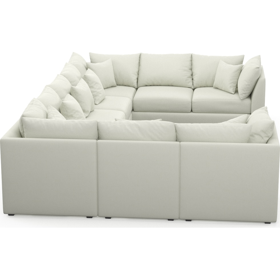 nest white sectional   