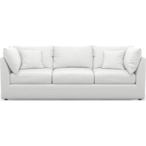 nest white sofa   