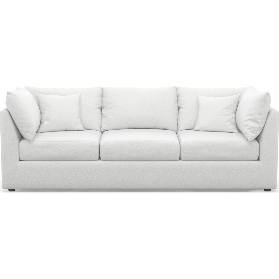 nest white sofa   
