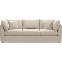 nest white sofa   