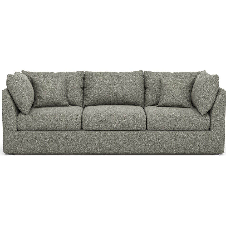 Nest Foam Comfort Sofa Bloke Smoke Value City Furniture