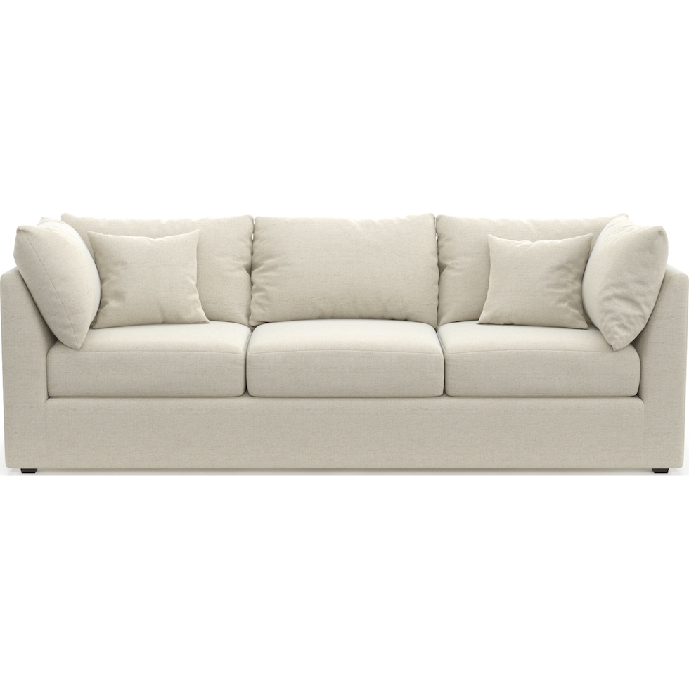 nest white sofa   