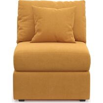 nest yellow armless chair   