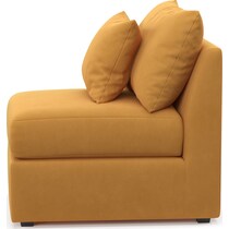 nest yellow armless chair   