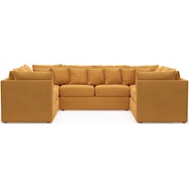 nest yellow sectional   