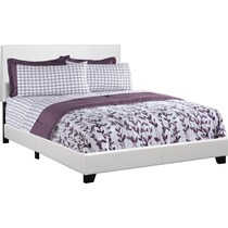 nettie white queen bed   