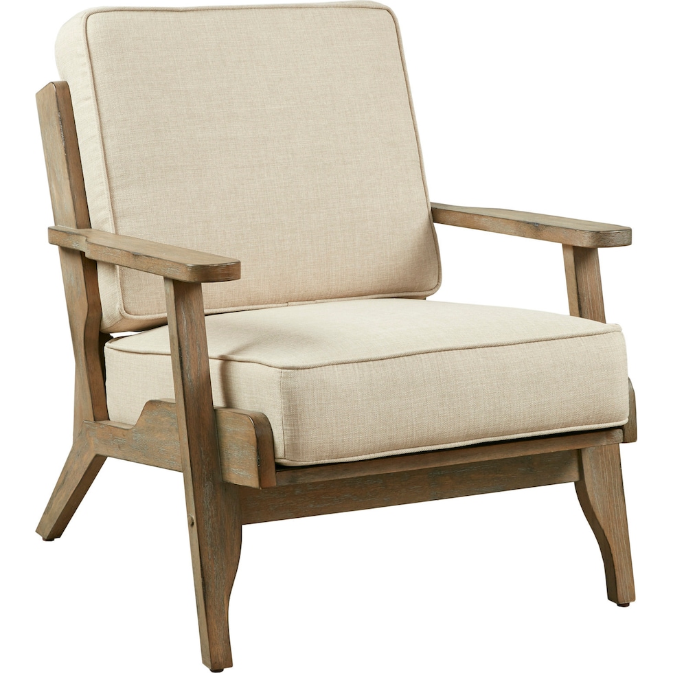 neutral accent chair   