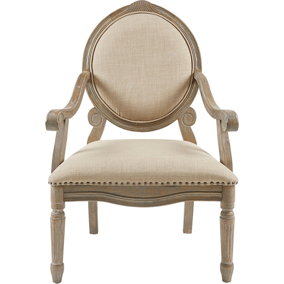 neutral accent chair   