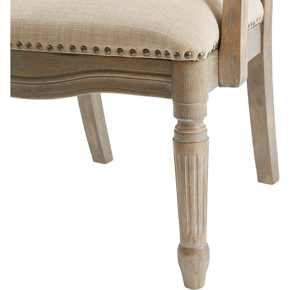 neutral accent chair   